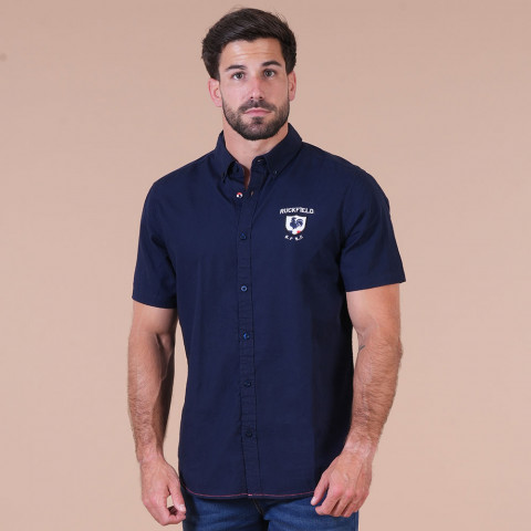 Ruckfield French Rugby Club shirt navy blue