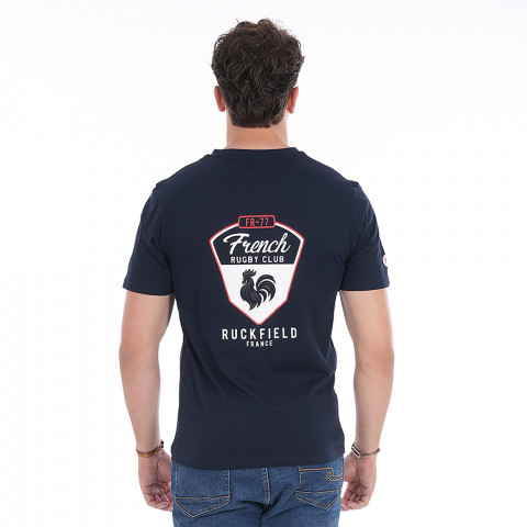 Short-sleeved T-shirt Ruckfield French Rugby Club navy blue