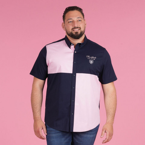 Ruckfield Le Club color block blouse