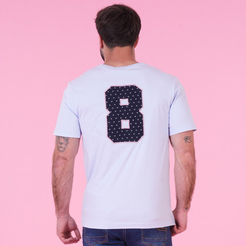 Light blue short-sleeved T-shirt Ruckfield Le Club