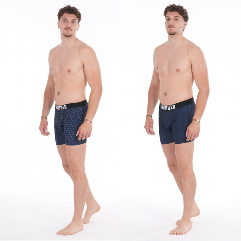 Set of 2 navy blue Ruckfield boxers