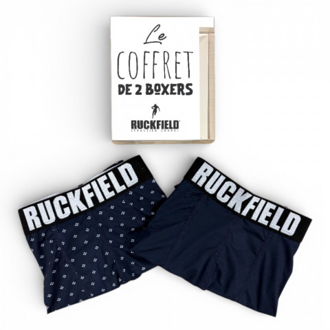 Set of 2 navy blue Ruckfield boxers