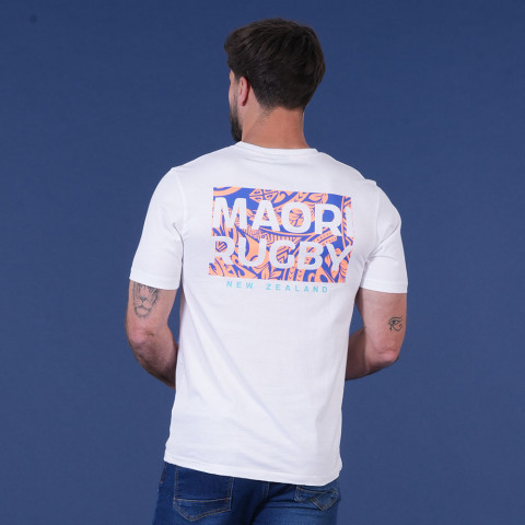Ruckfield Maori Rugby short-sleeved T-shirt white