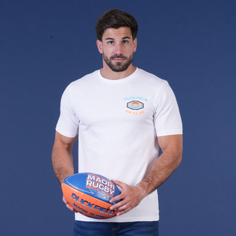 Ruckfield Maori Rugby short-sleeved T-shirt white