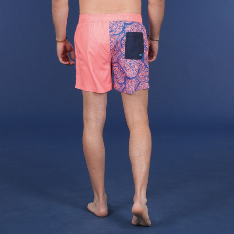 Bright orange Ruckfield Maori Rugby swimsuit