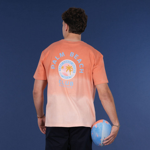 Oversized Ruckfield Palm Beach pink T-shirt