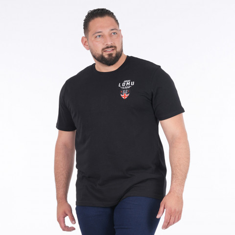 Jonah Lomu by Ruckfield black short-sleeved T-shirt