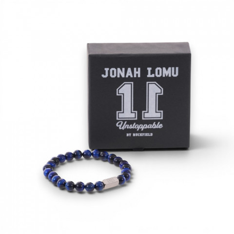 Jonah Lomu bracelet obsidian beads