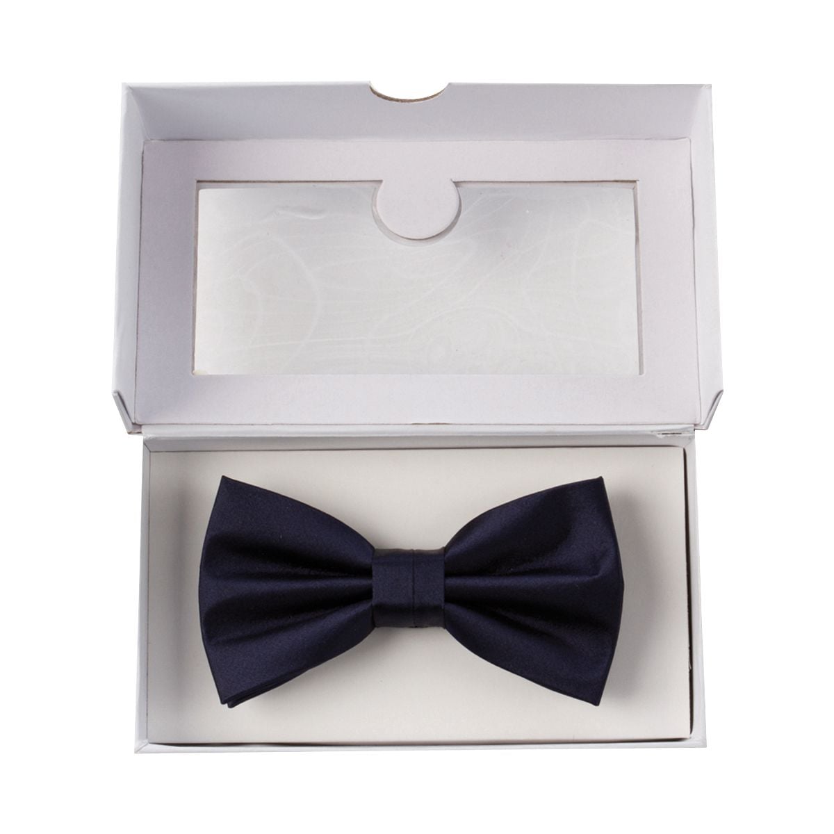 Noeud papillon en soie bleu