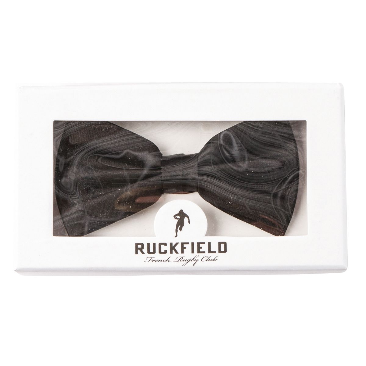 Noeud papillon en soie noir