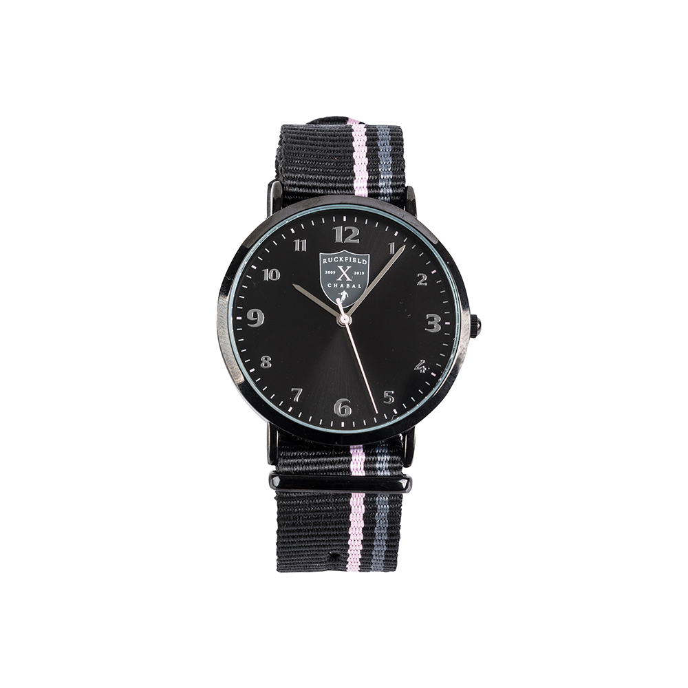 Montre rugby anniversaire noir