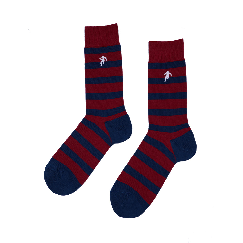 Chaussettes club bordeaux