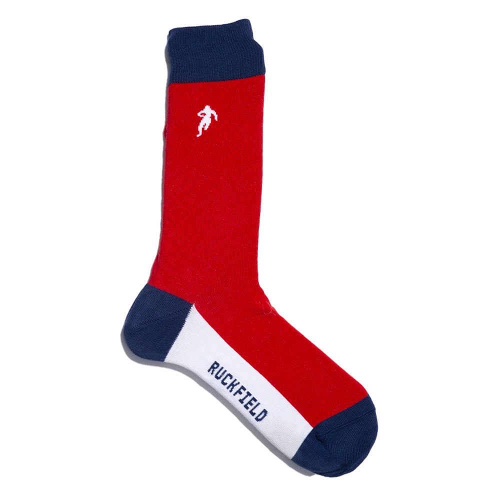 Chaussettes de rugby rouge