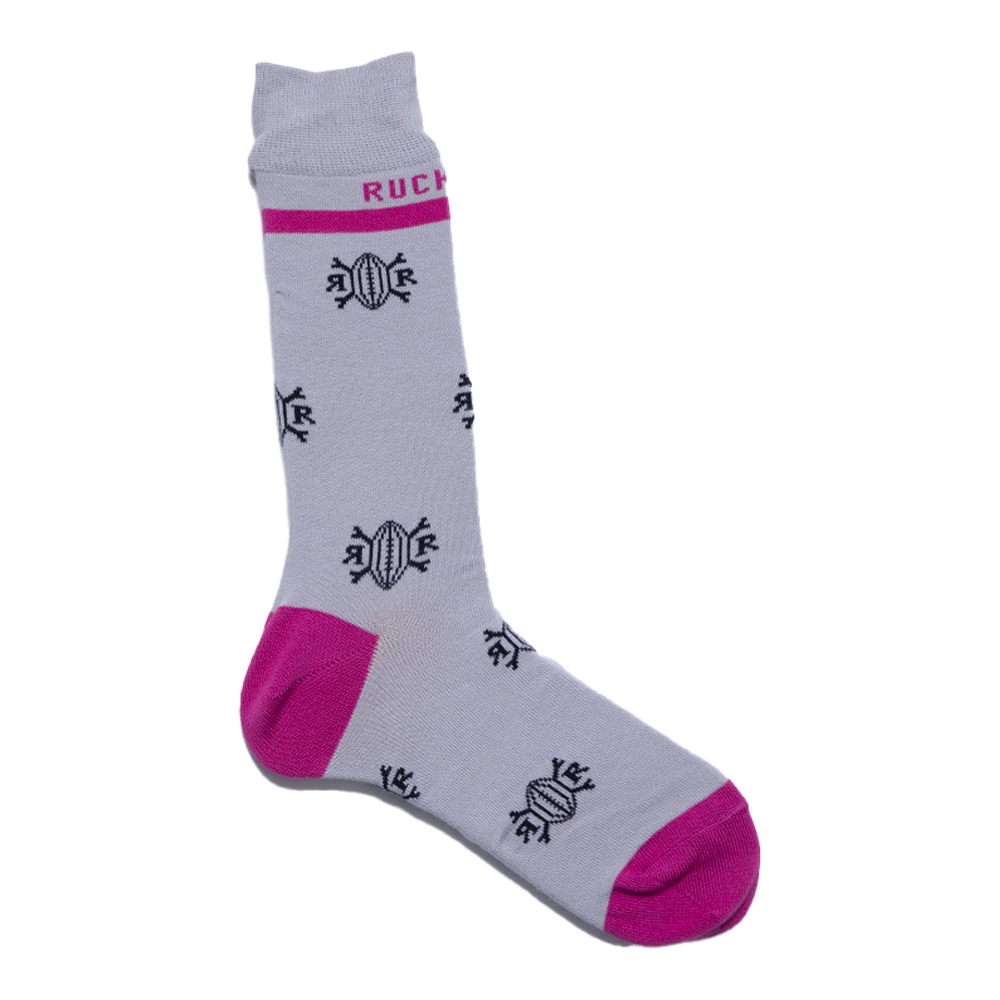 Chaussettes à motifs gris foncé
