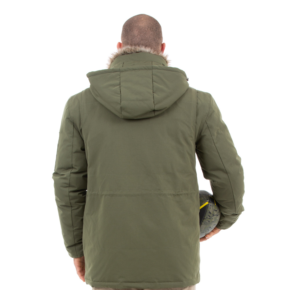 Parka unie kaki