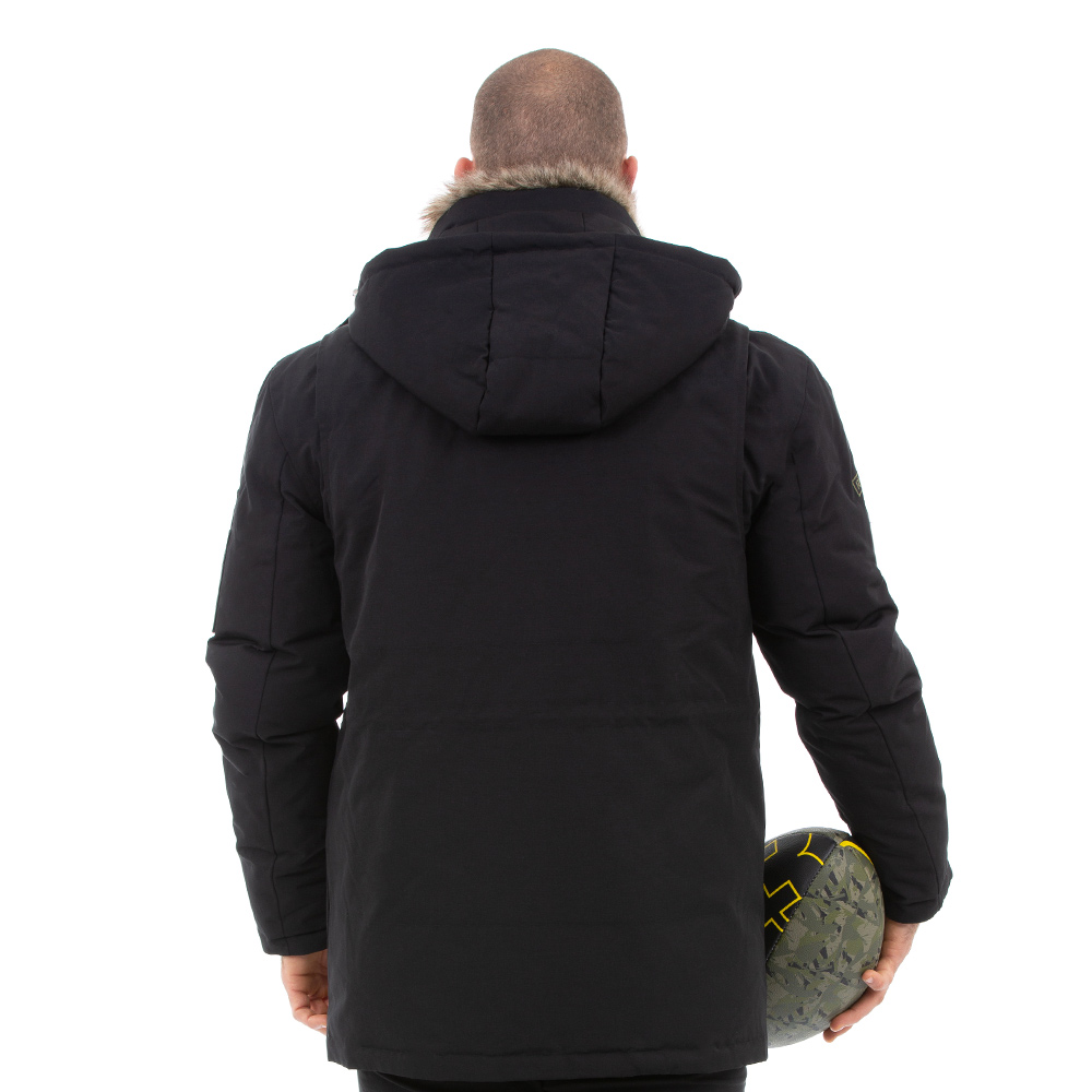 Parka unie noire
