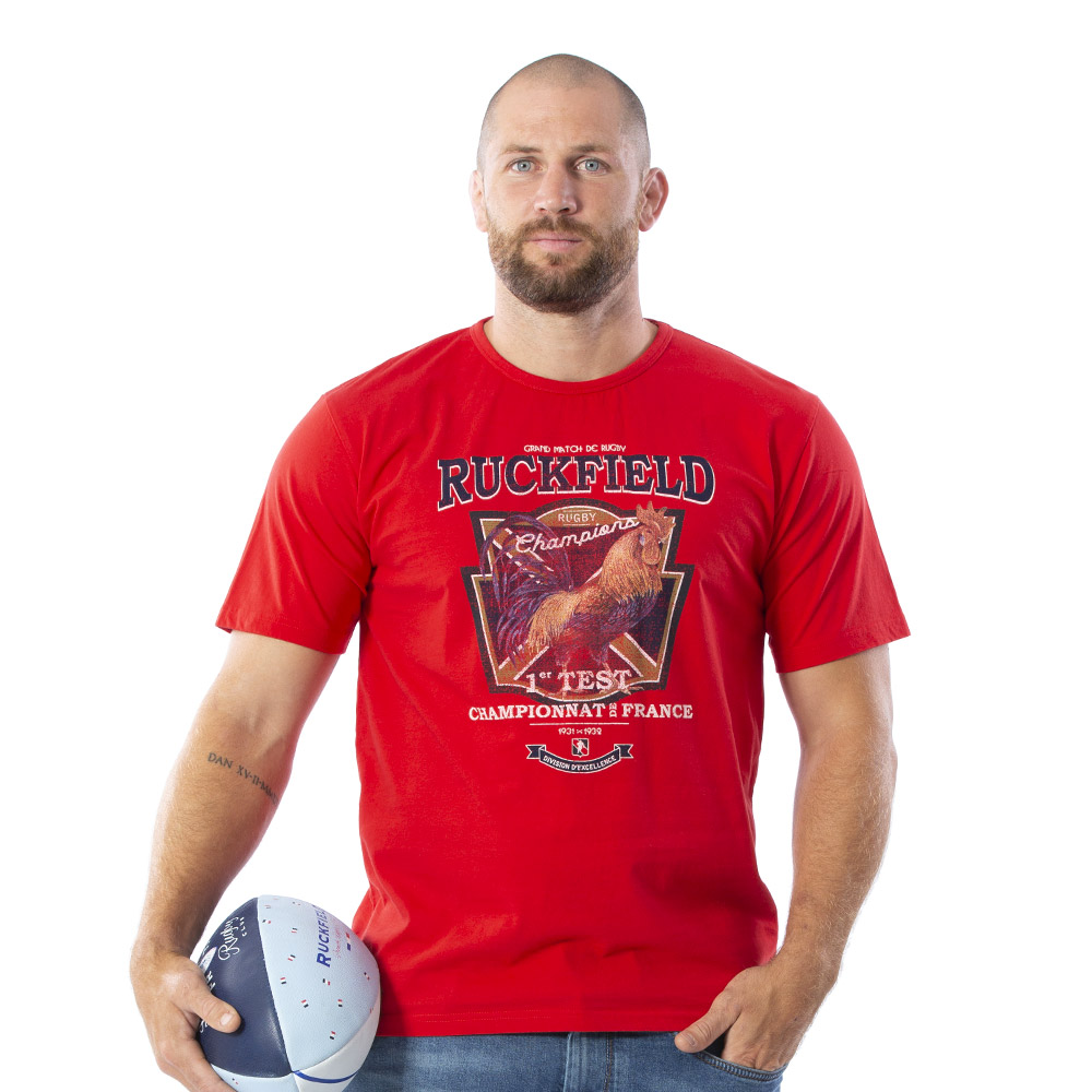 T-shirt à manches courtes rouge