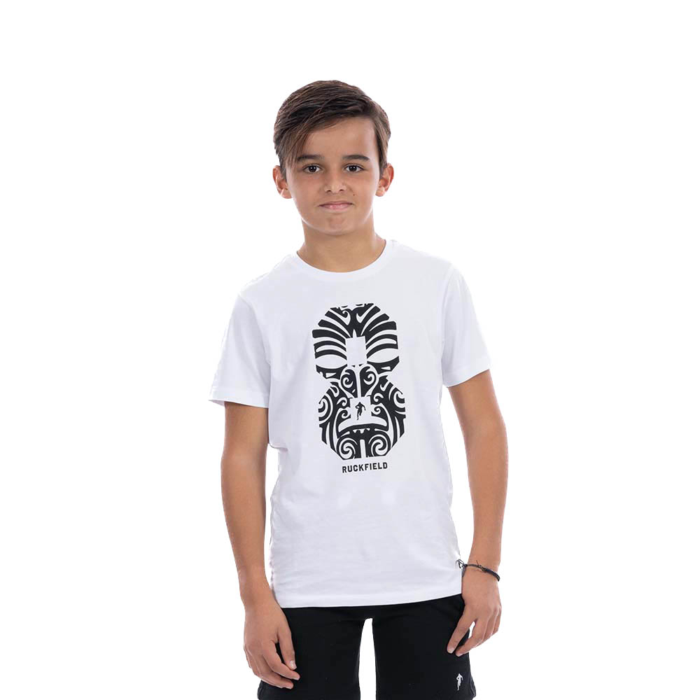 T-shirt enfant Ruckfield maori blanc