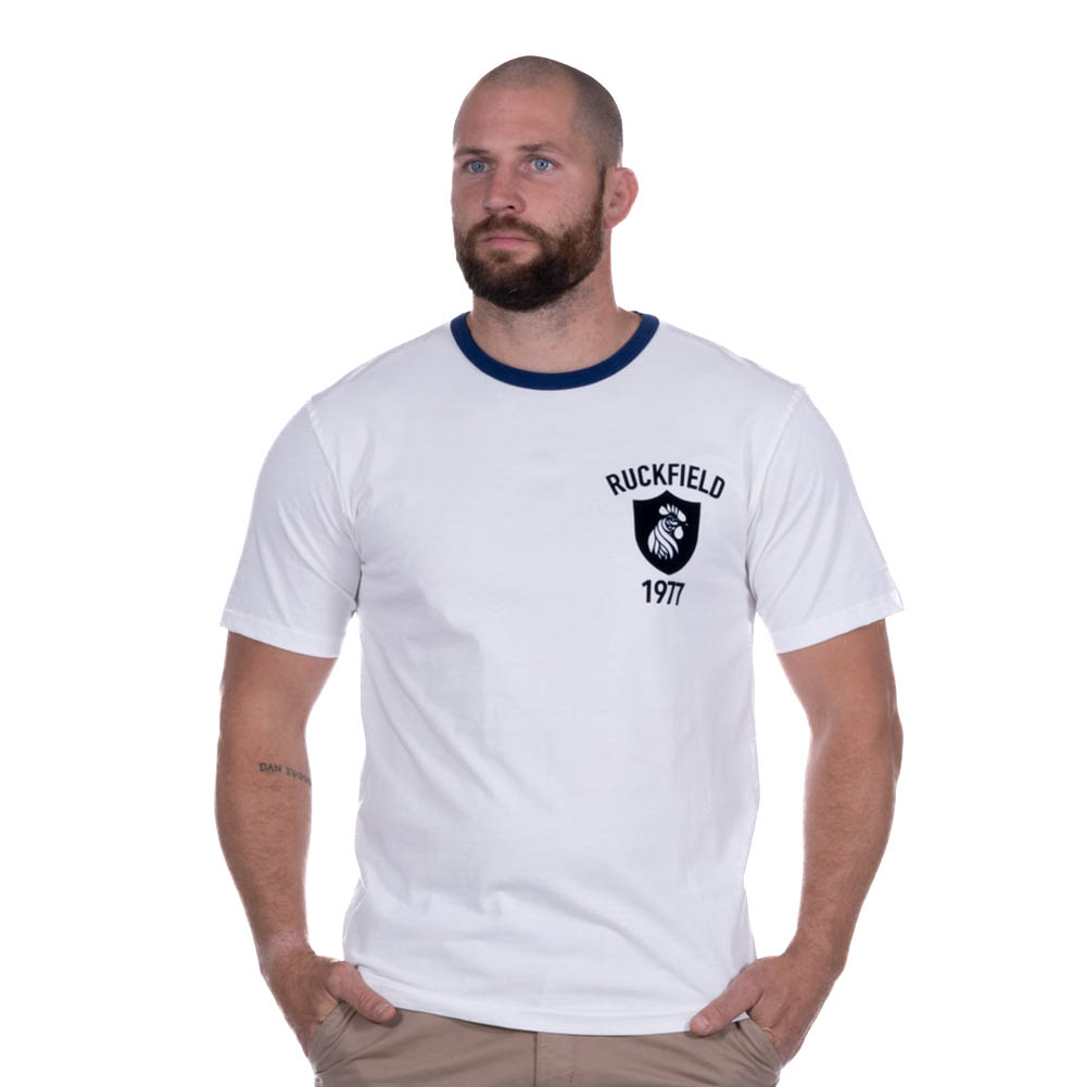 T-shirt Vintage Ruckfield blanc cassé
