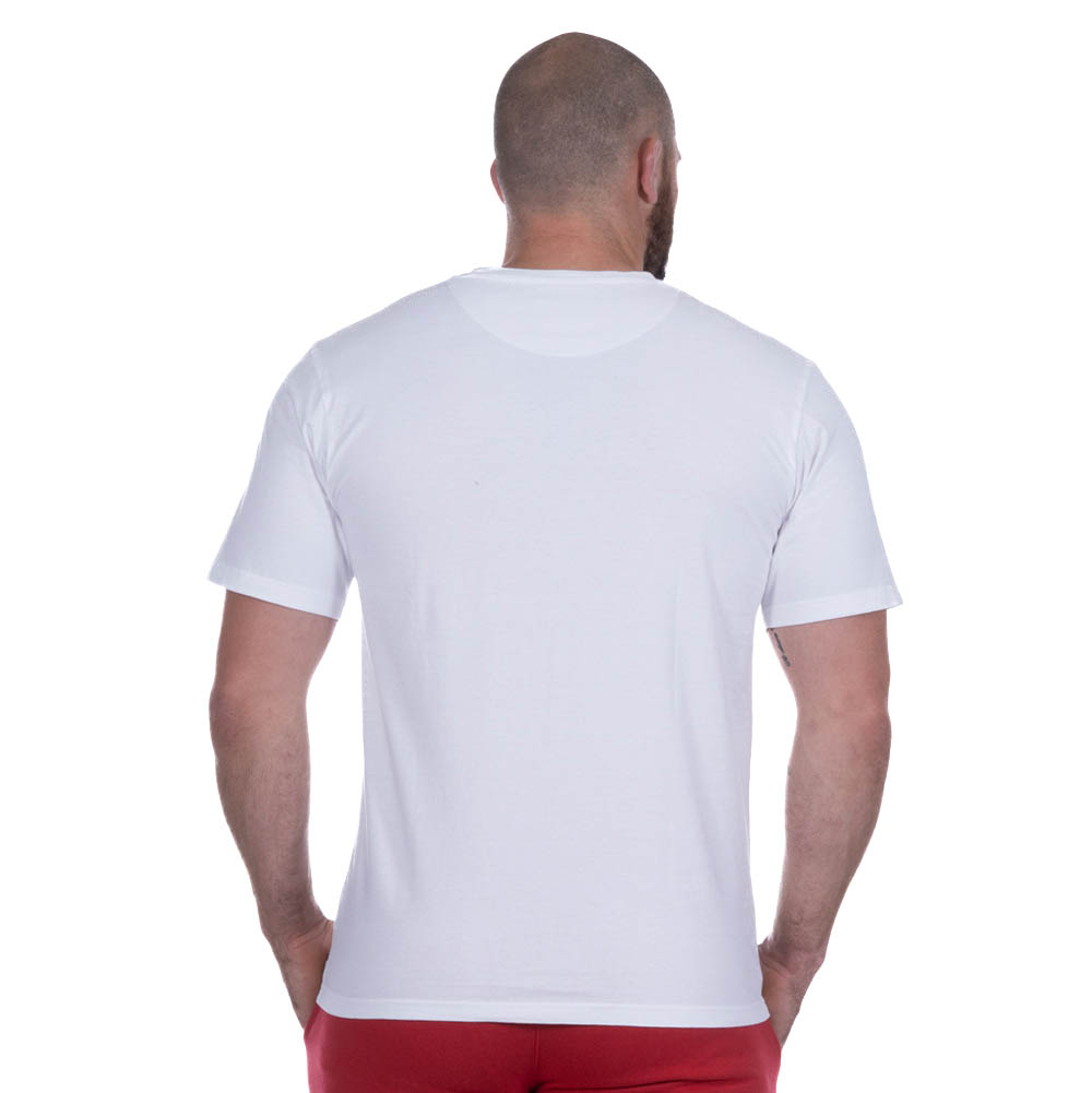 T-shirt Ruckfield blanc we are rugby
