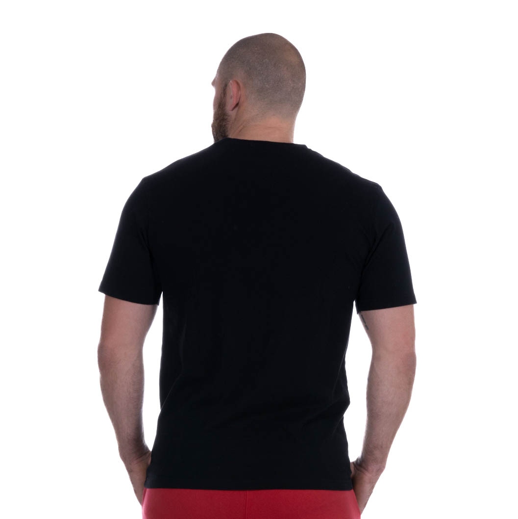T-shirt Ruckfield noir imprimé We are rugby