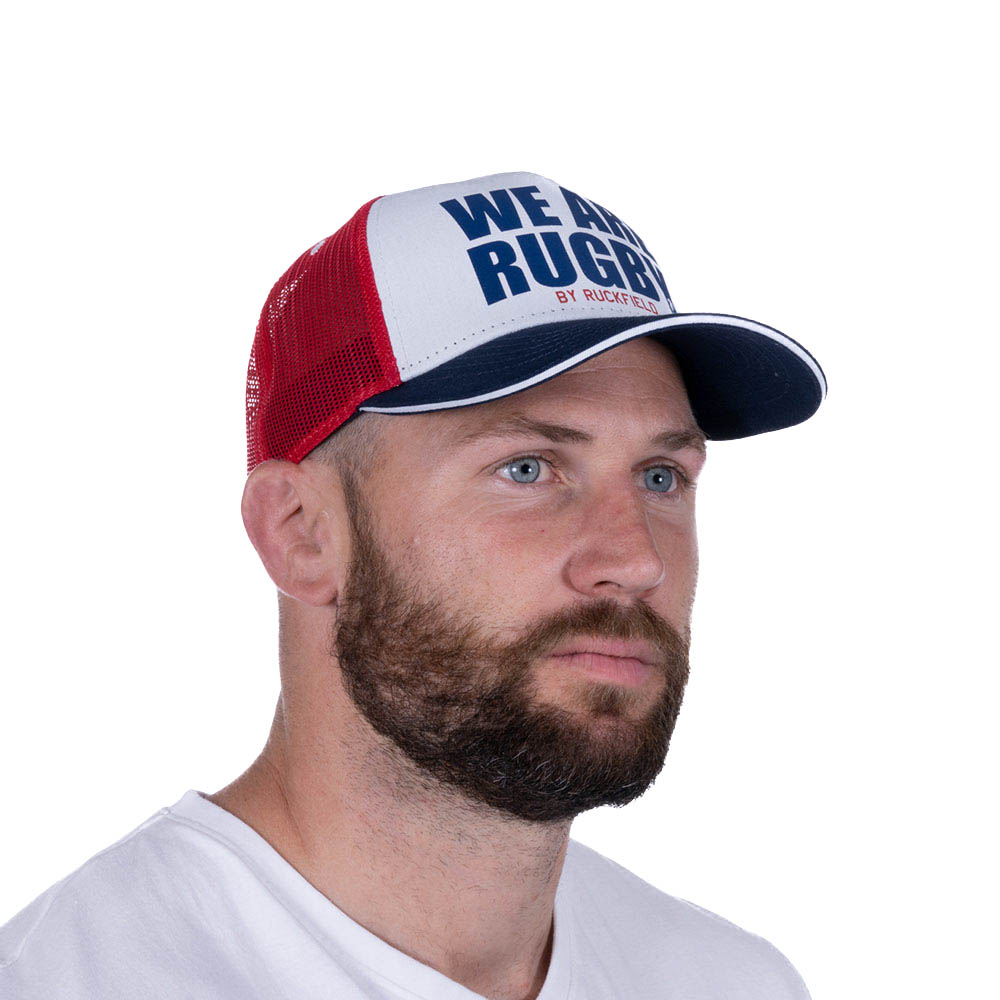 Casquette rouge moyen Ruckfield We are rugby