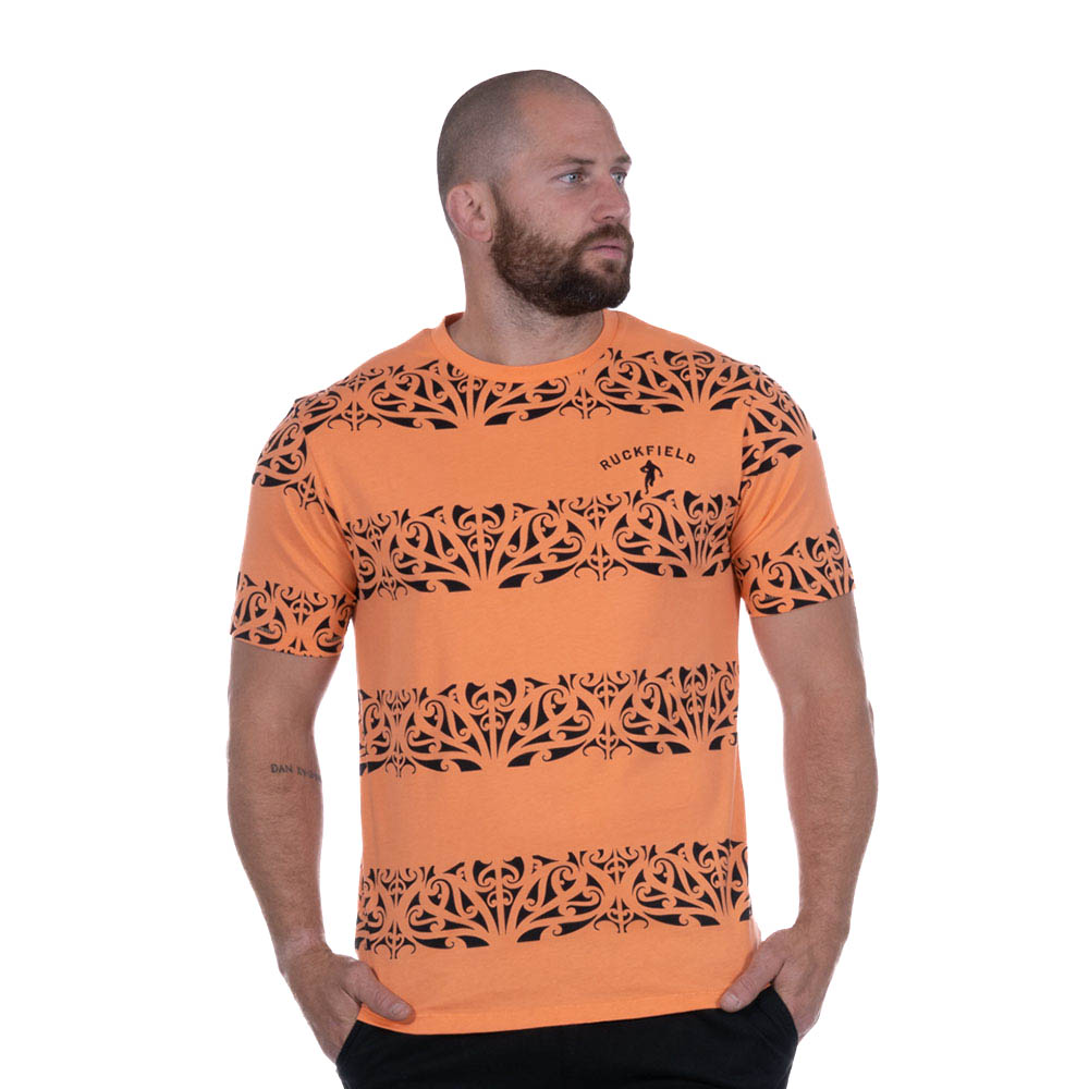T-shirt Ruckfield maori orange