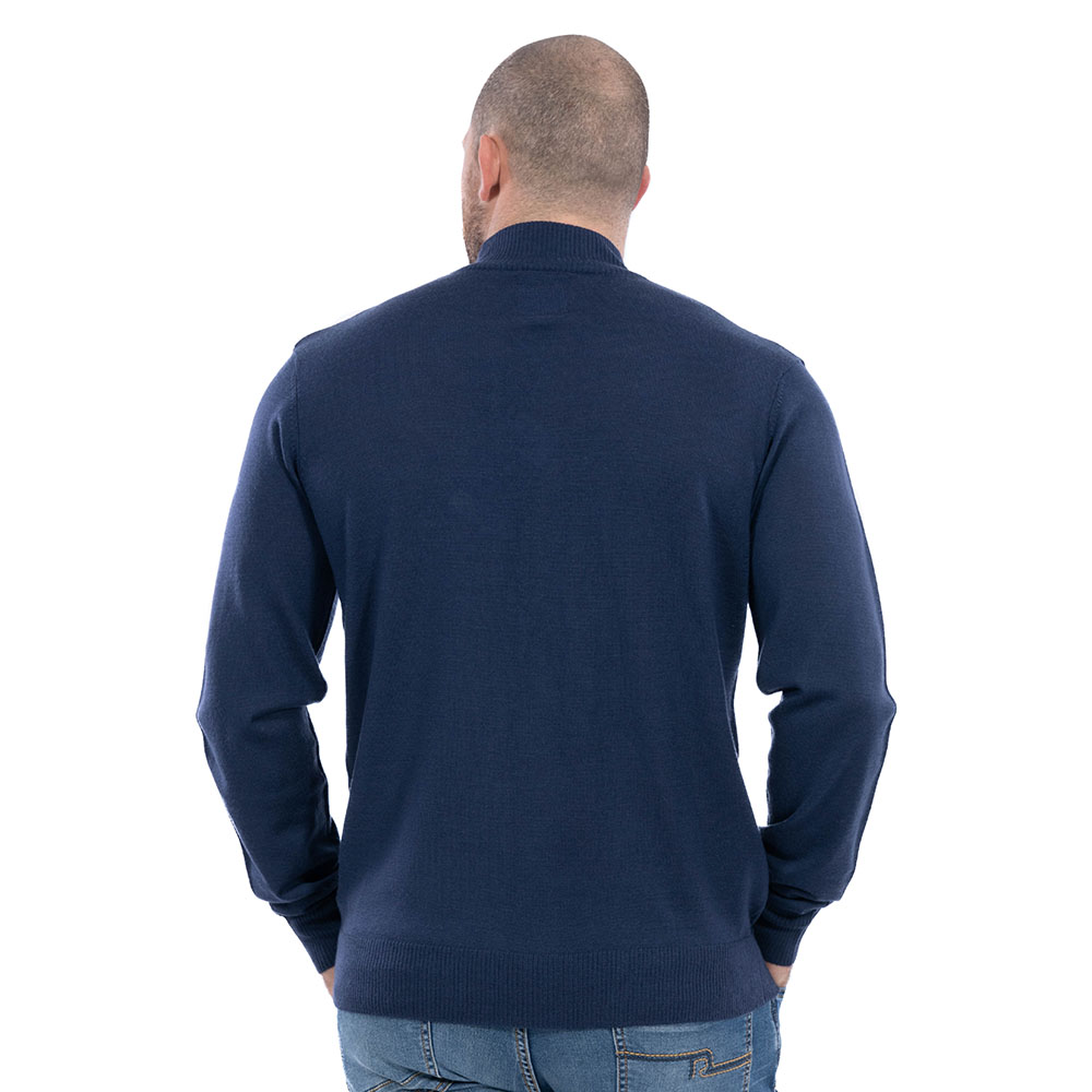 Gilet Ruckfield Laine Mérinos Marine