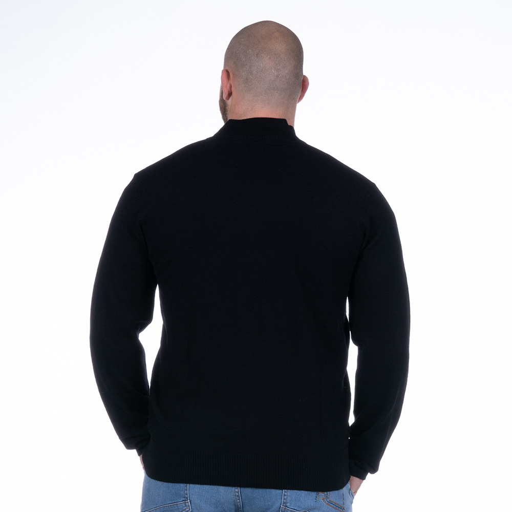 Gilet Ruckfield Laine Mérinos Noir