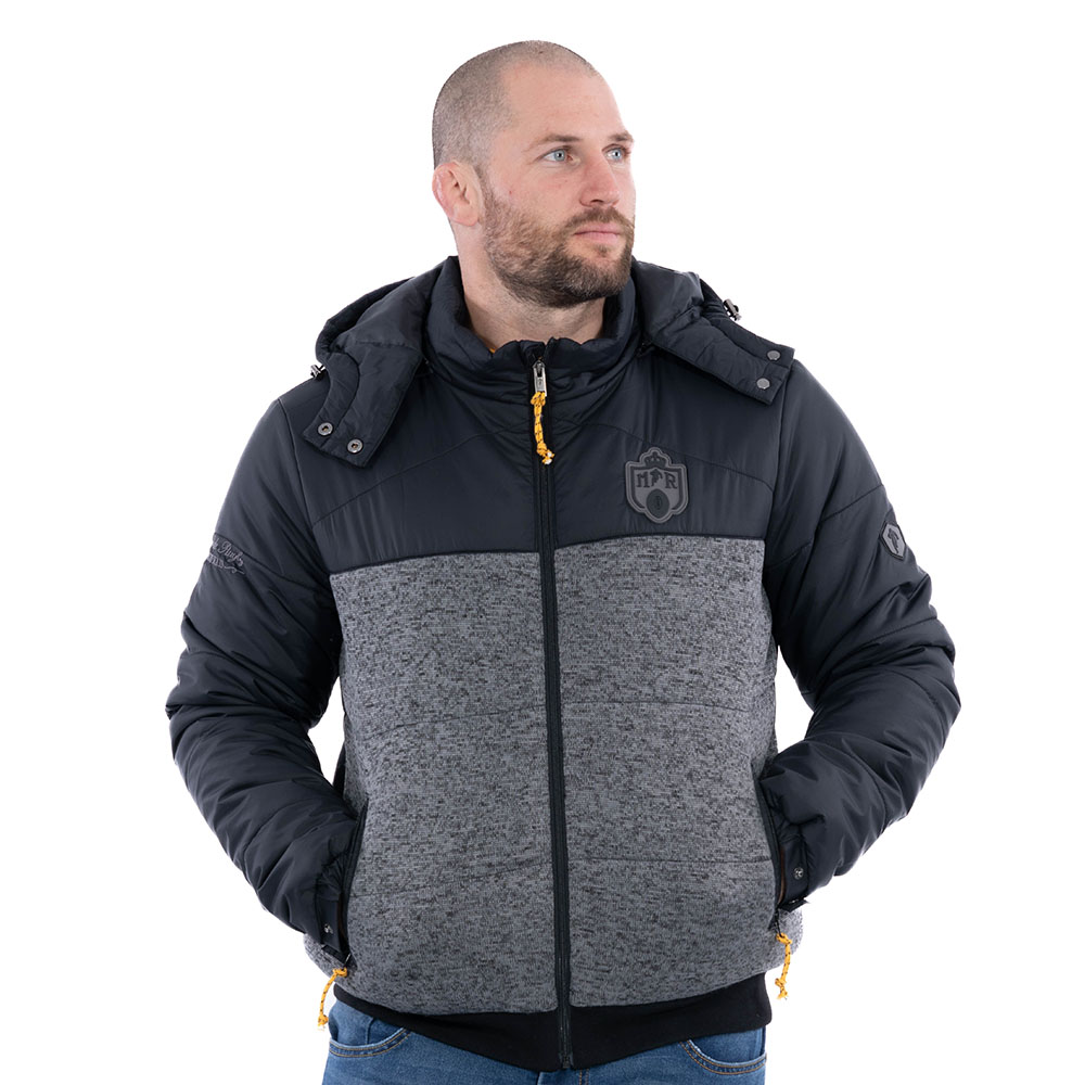 Doudoune  à capuche Ruckfield maison de rugby noir