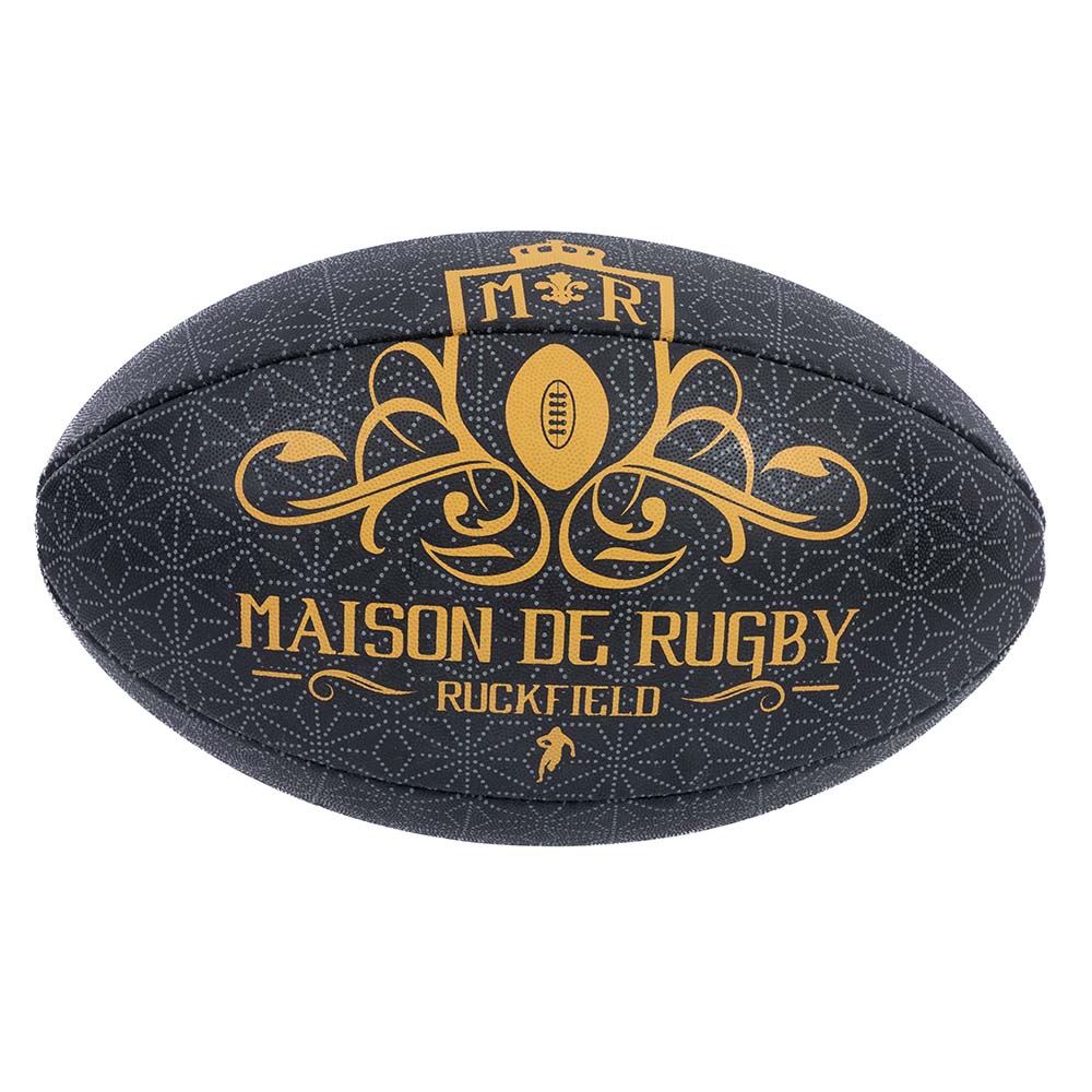 Ballon Ruckfield Maison de Rugby noir