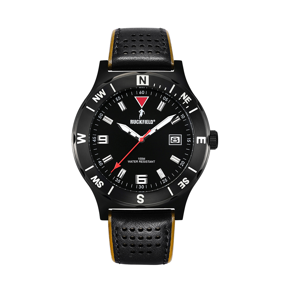 Montre sport vintage en acier étanche