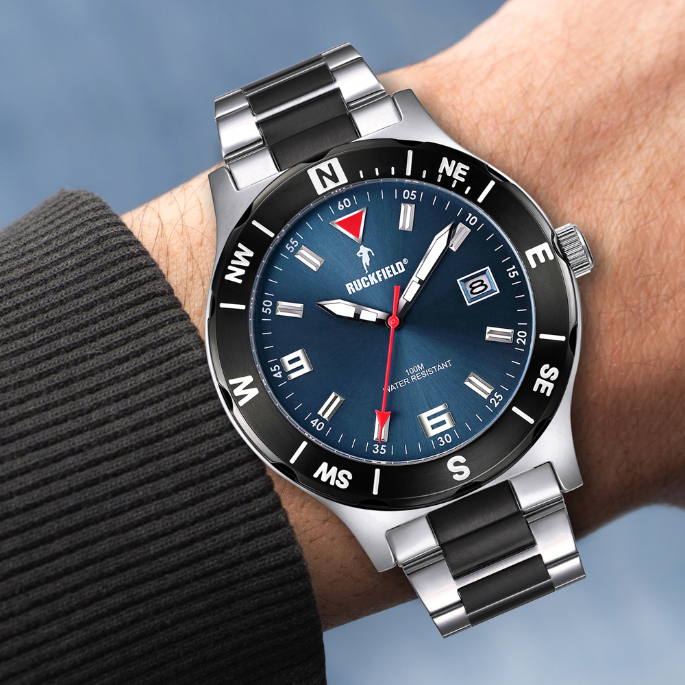 Montre sport acier étanche