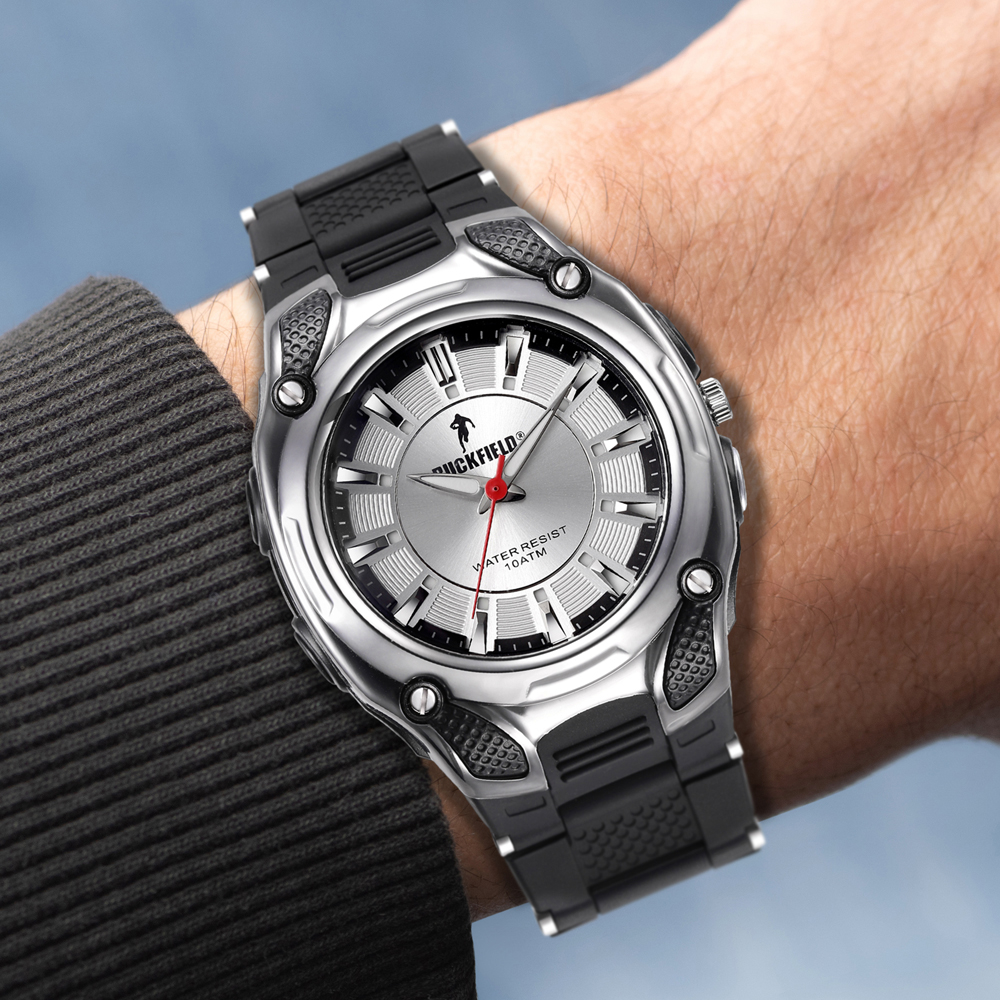 Montre homme quartz étanche noir