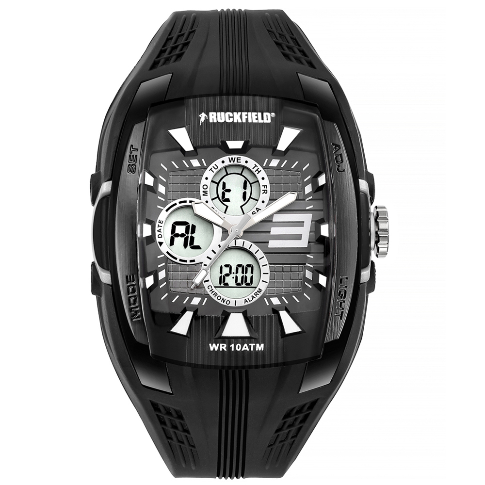 Montre quartz double affichage