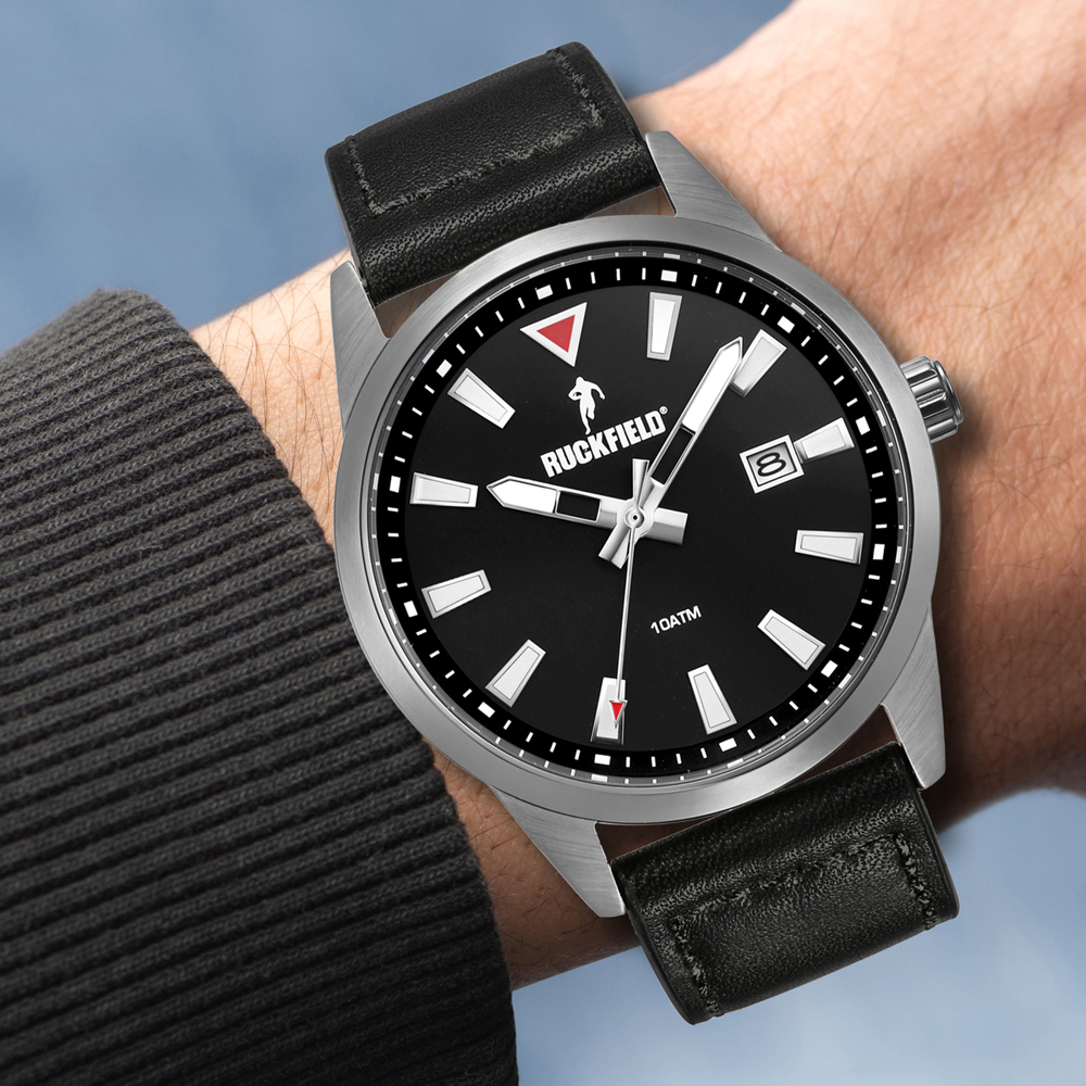 Montre sport acier couleur titane