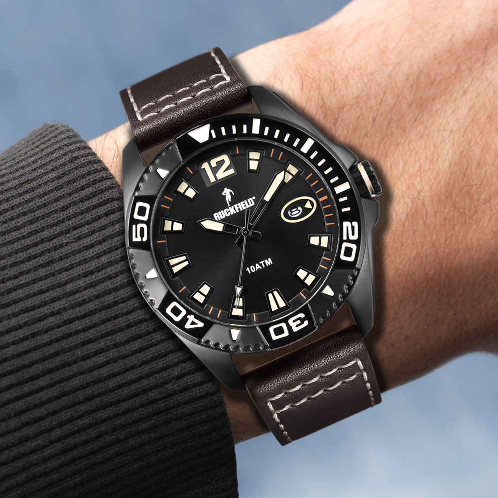 Montre analogique acier