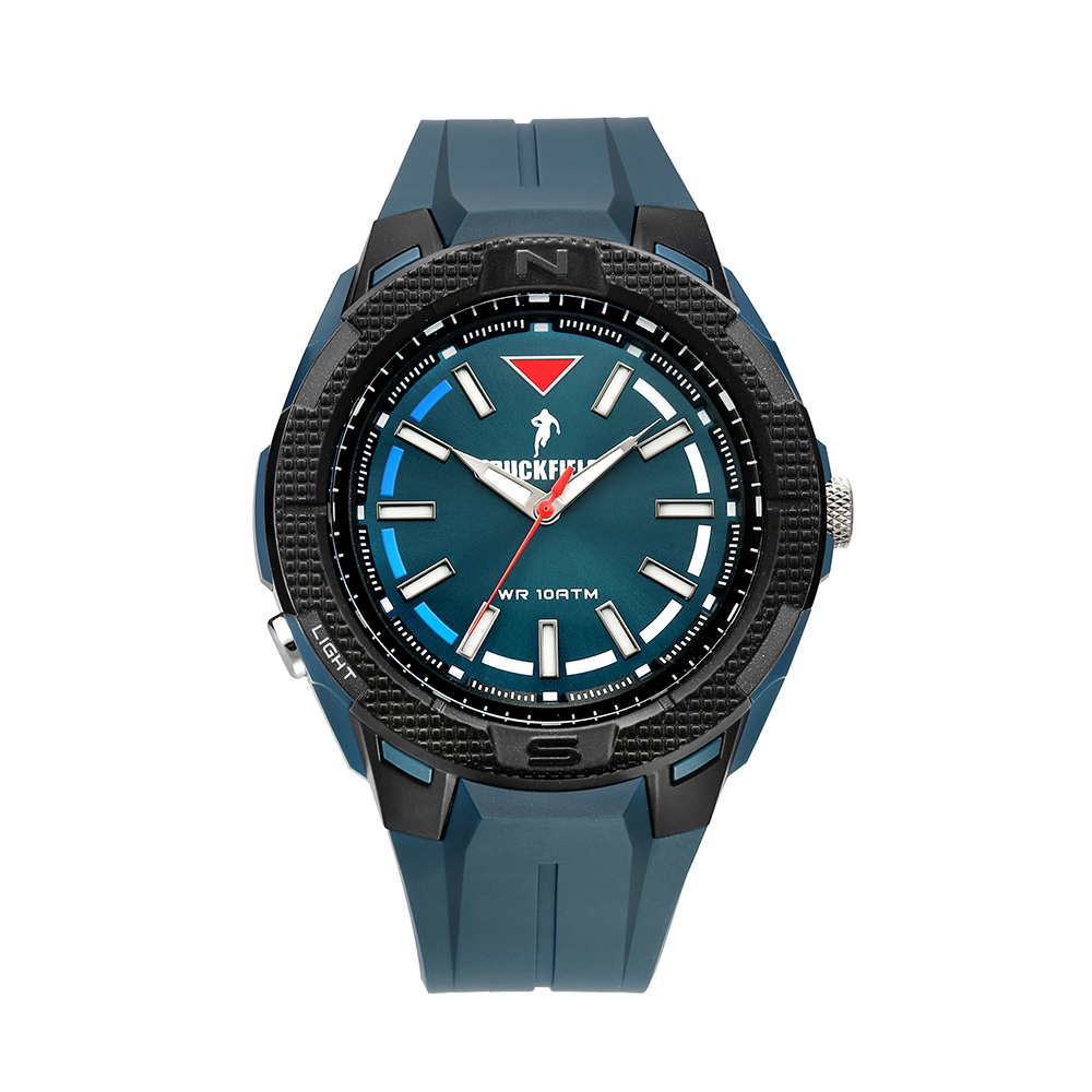 Montre homme sport bleu
