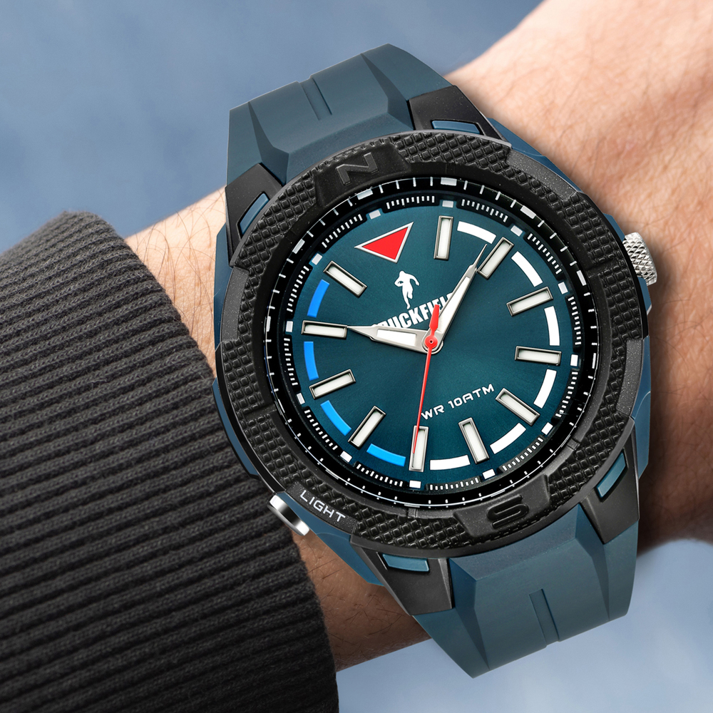Montre homme sport bleu