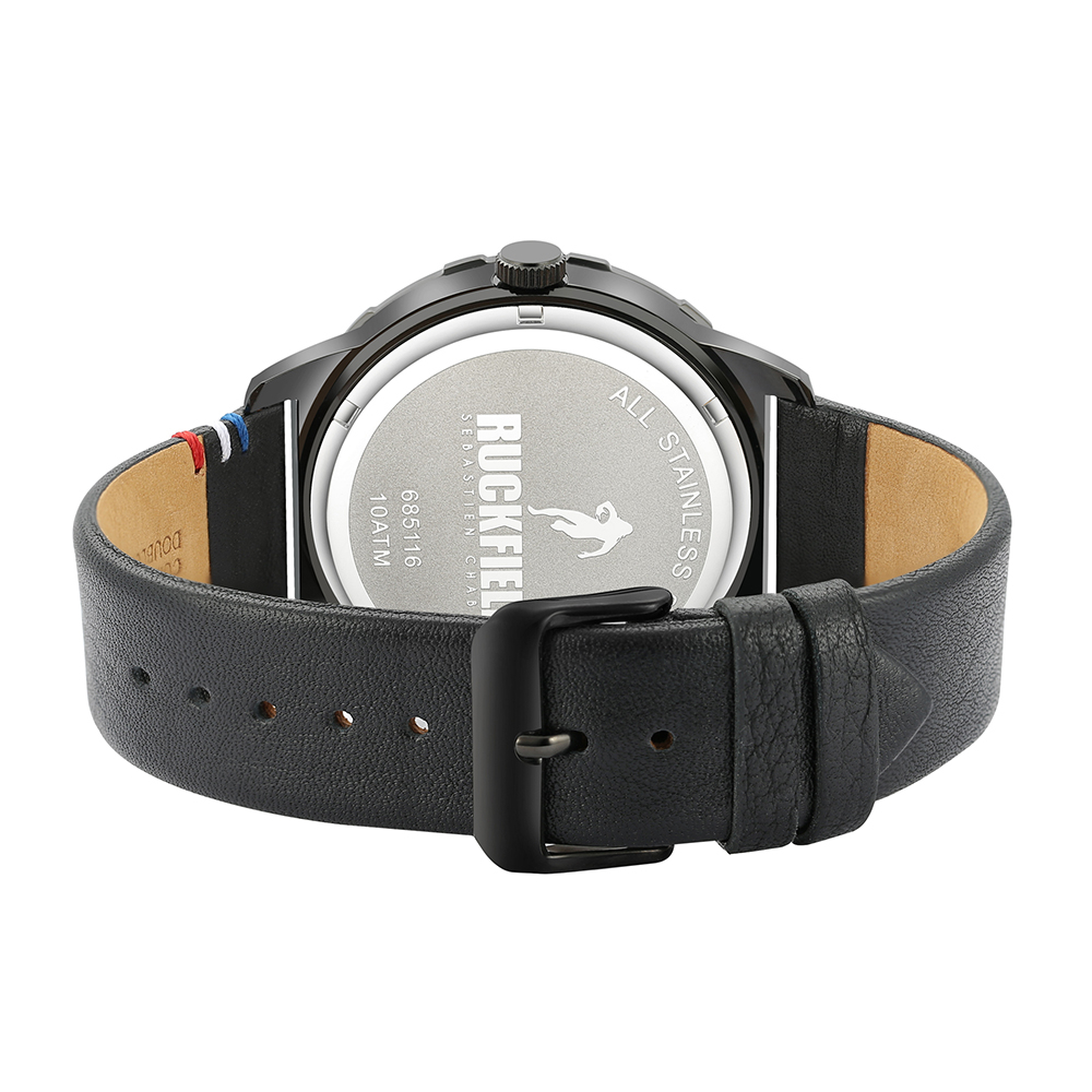 Montre sport bracelet en cuir