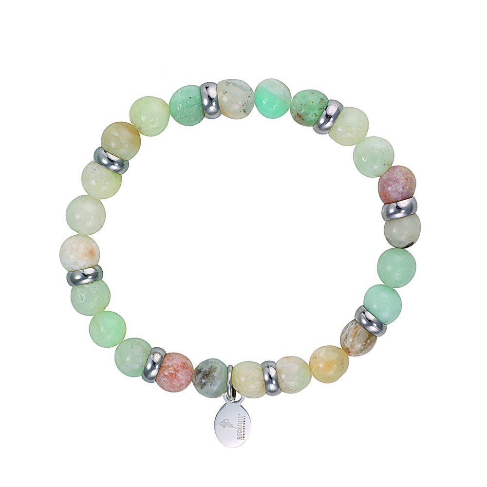 Bracelet rugby pierres Amazonite