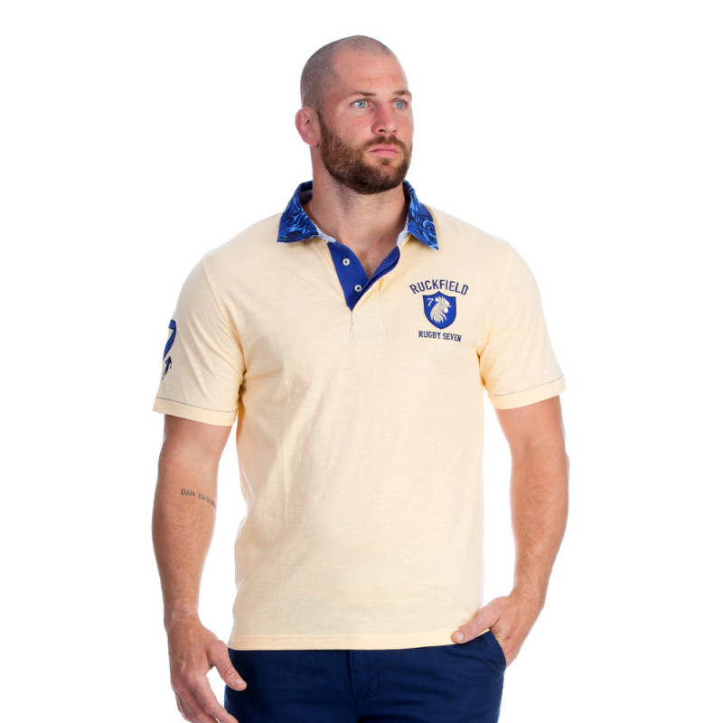 Polo rugby seven jaune