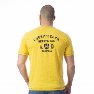 T-shirt jaune rugby