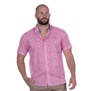 Chemise Ruckfield rugby club rose