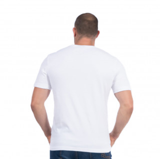 T-shirt Ruckfield rugby pétanque à manches courtes blanc