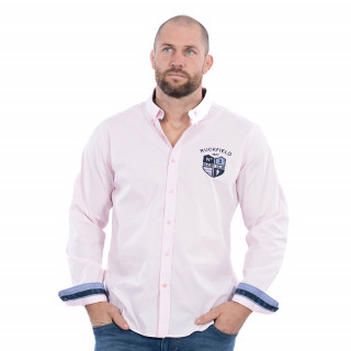 Chemise Ruckfield à manches longue Rugby Club rose