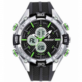 Montre silicone Rugby Camps noire 