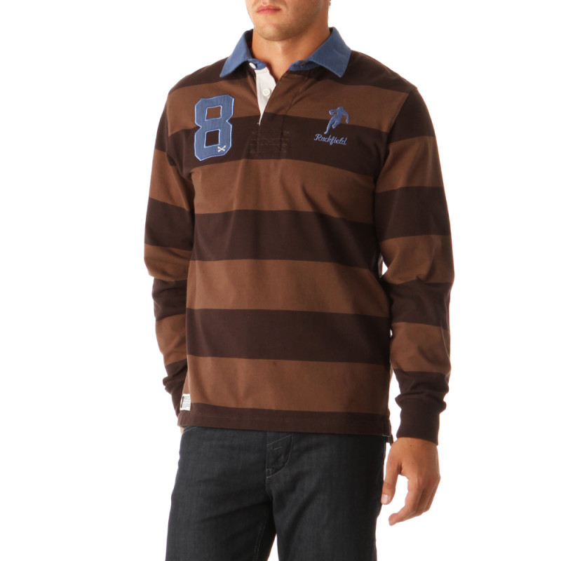 Rugby Essentiels Striped Polo