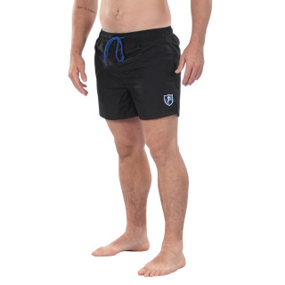 Black swim shorts from the theme Rugby Essentiel with patch