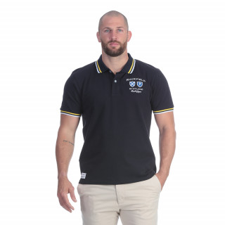 Polo de rugby nations en coton bleu avec broderies poitrine et dos. Existe en grandes tailles